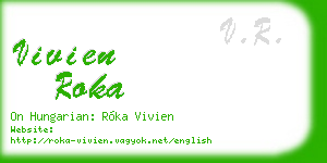 vivien roka business card